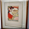 A55. Framed advertisement. 
